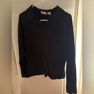 ML Maggie Lawrence Black Cardigan Size M